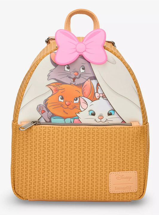 Loungefly Disney The Aristocats Kitten Basket Mini Backpack HT/BL
