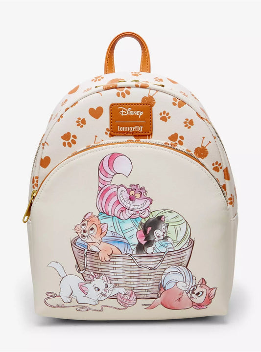 Loungefly Disney Cats Yarn Mini Backpack HT/BL