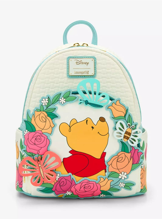 Loungefly Disney Winnie the Pooh Floral Mini Backpack HT/BL