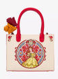 Loungefly Beauty and the Beast Belle Stained Glass Portrait Crossbody Bag HT/BL