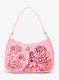 Loungefly Disney Beauty and the Beast Pink Roses Crossbody Bag HT/BL