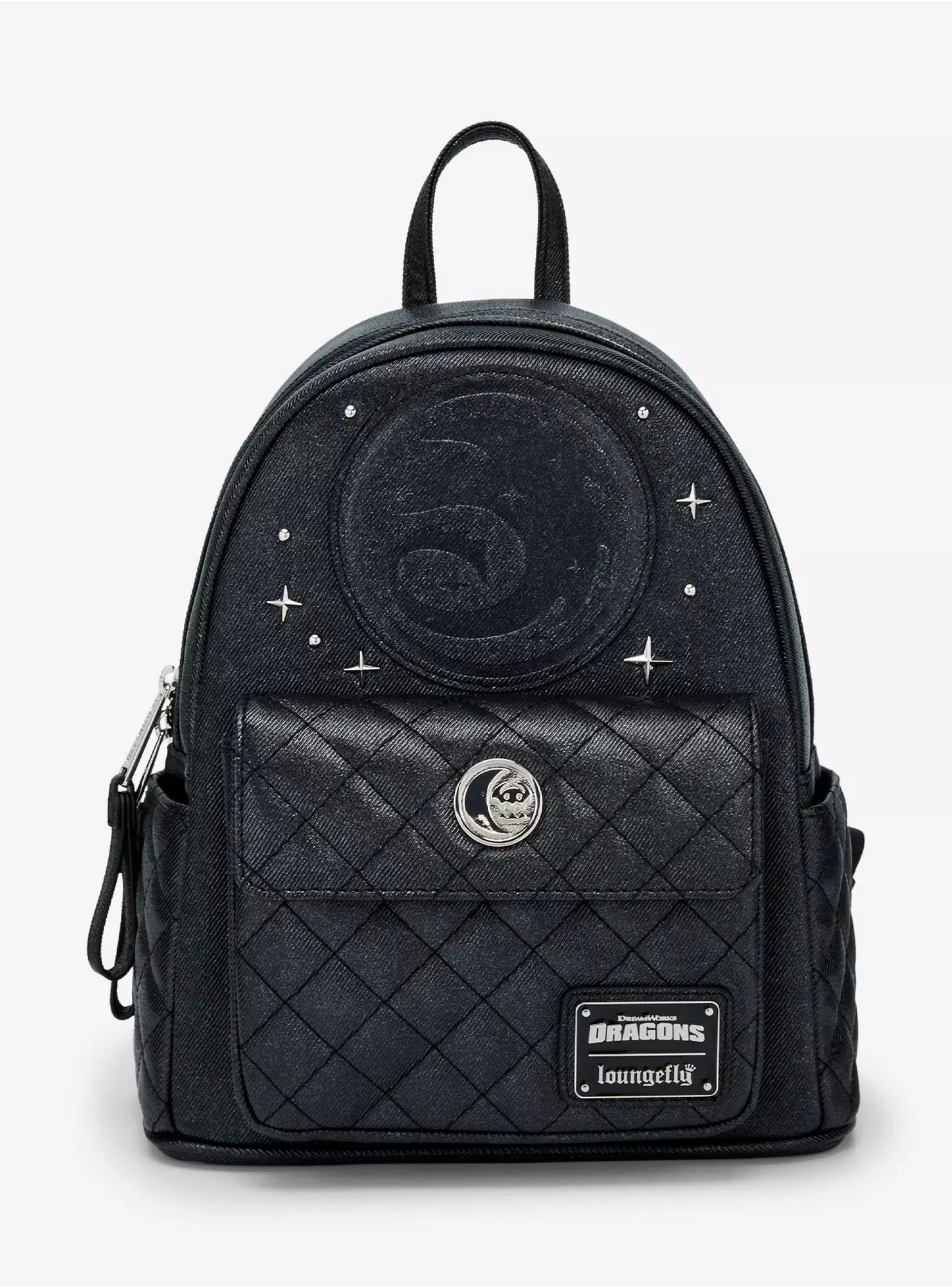 Loungefly DreamWorks How to Train Your Dragon Night Fury Quilted Mini Backpack HT/BL