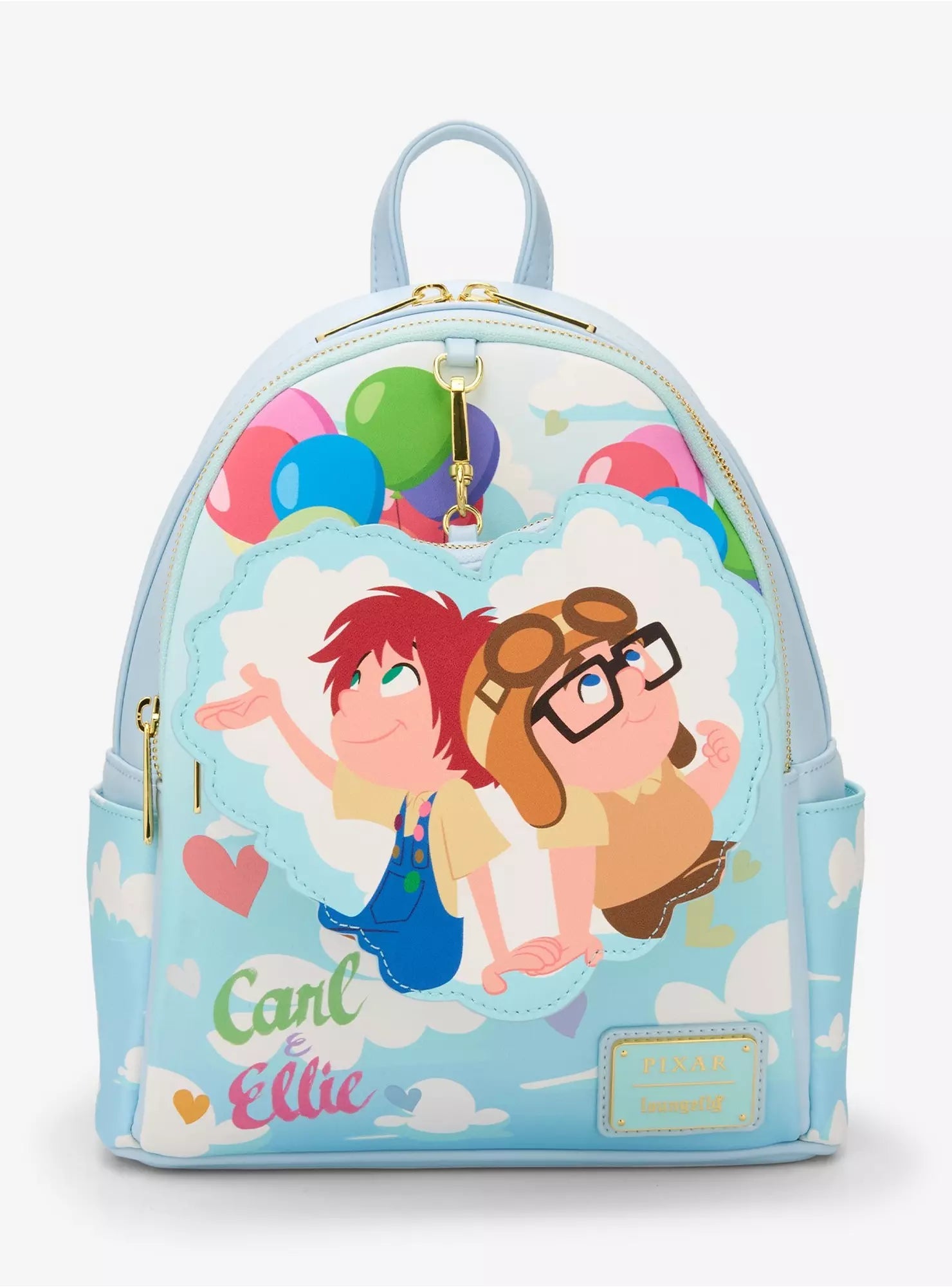 Loungefly Disney Pixar Up Carl & Ellie Balloon Mini Backpack with Coin Purse (BoxLunch 10th Anniversary Edition) HT/BL