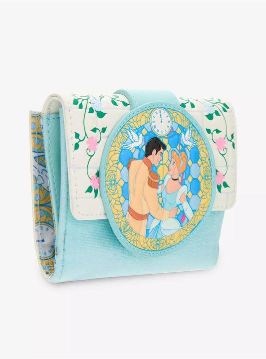Loungefly Disney Cinderella Stained Glass Mini Wallet HT/BL