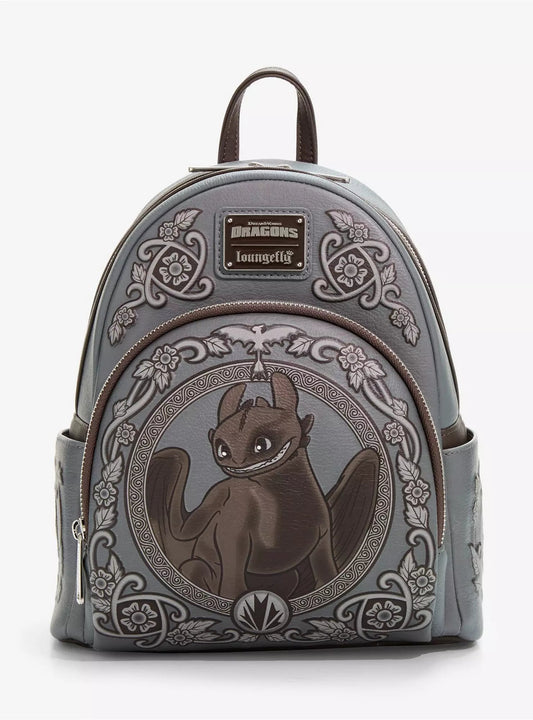 Loungefly DreamWorks How To Train Your Dragon Toothless Portrait Mini Backpack Confiserie et cie