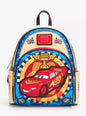 Loungefly Disney Cars Lightning McQueen Stained Glass Mini Backpack HT/BL