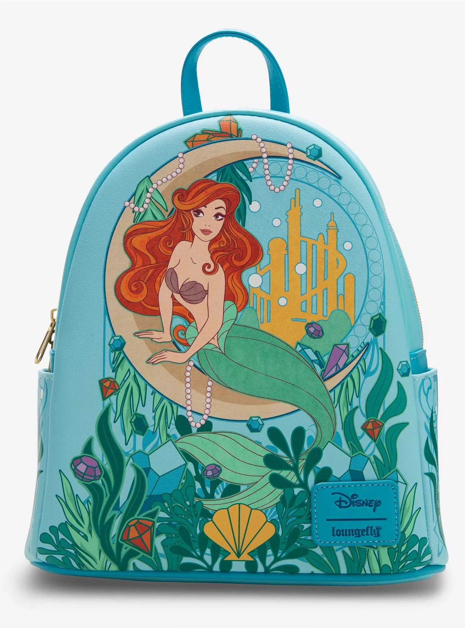 Loungefly Disney The Little Mermaid Moon Ocean Mini Backpack HT/BL