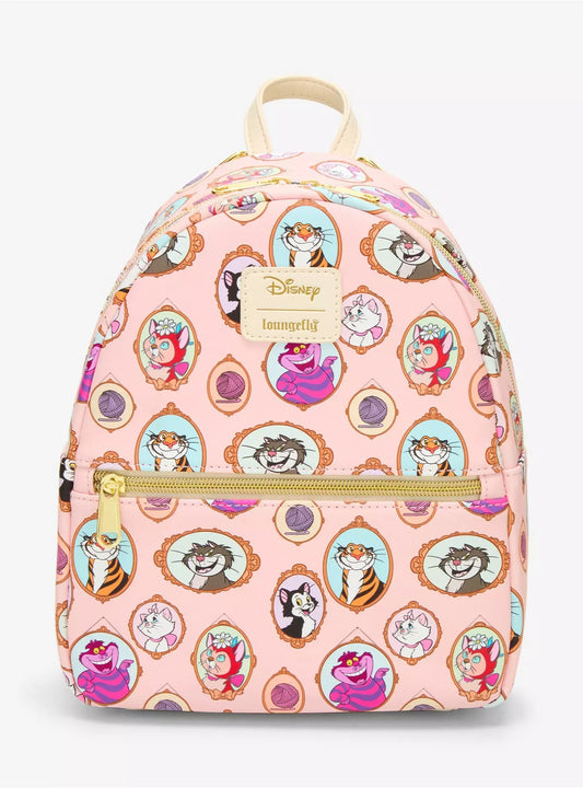 Loungefly Disney Cats Portrait Mini Backpack HT/BL
