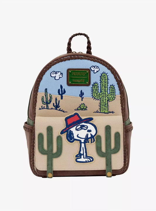 Loungefly Peanuts Spike Desert Scene Mini Backpack HT/BL