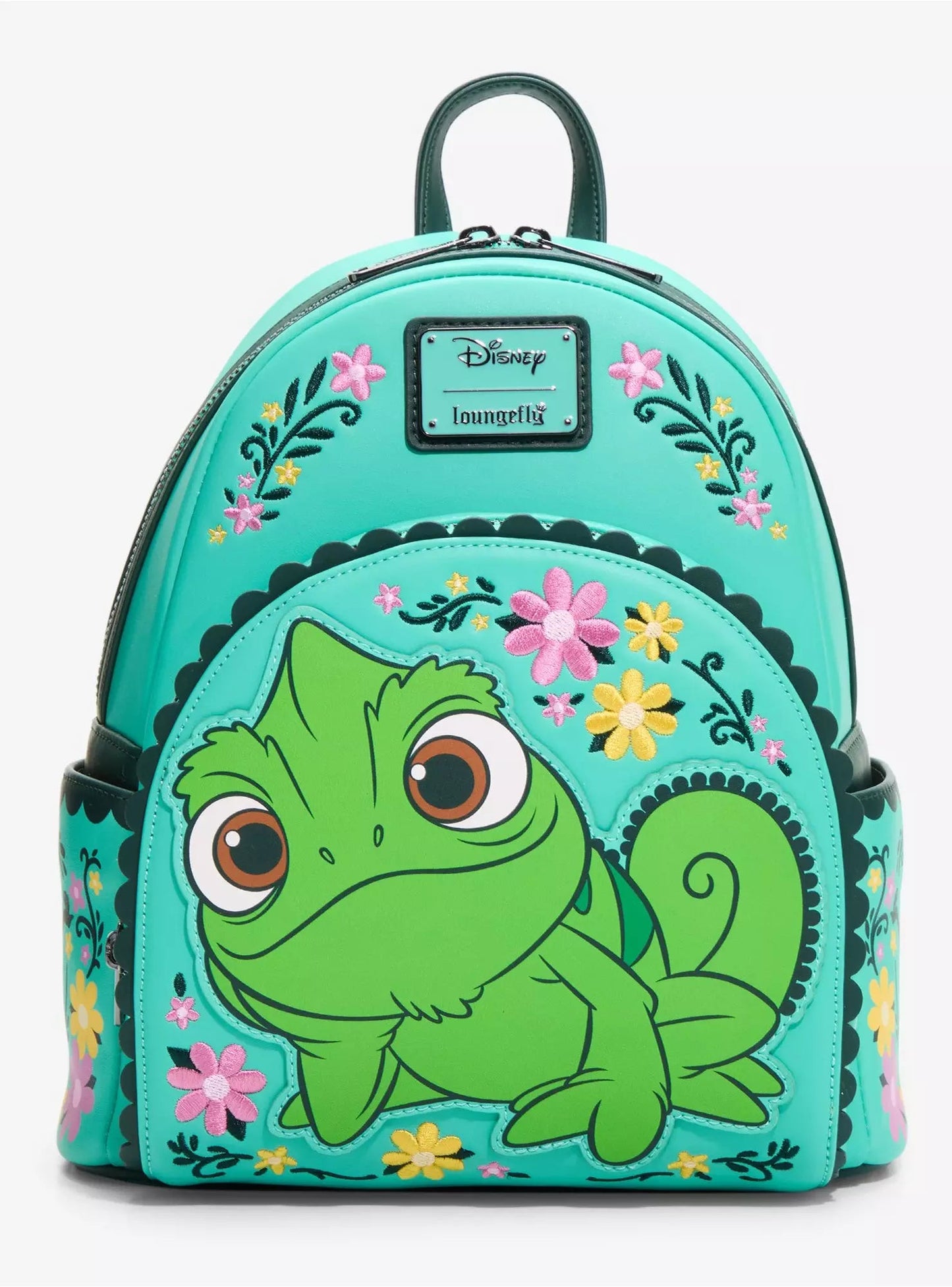 Loungefly Disney Tangled Pascal Floral Mini Backpack HT/BL