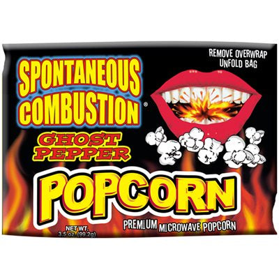 Popcorn au Piment Ghost - Spontaneous Combustion 99.2g 8/10 Ma boutique