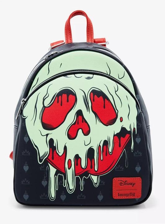 Loungefly Disney Snow White And The Seven Dwarfs Poison Apple Glow-In-The-Dark Mini Backpack HT/BL