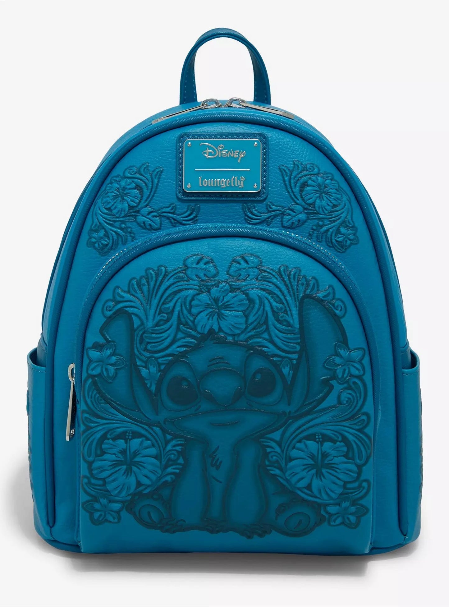 Loungefly Disney Lilo & Stitch Hibiscus Blue Mini Backpack HT/BL