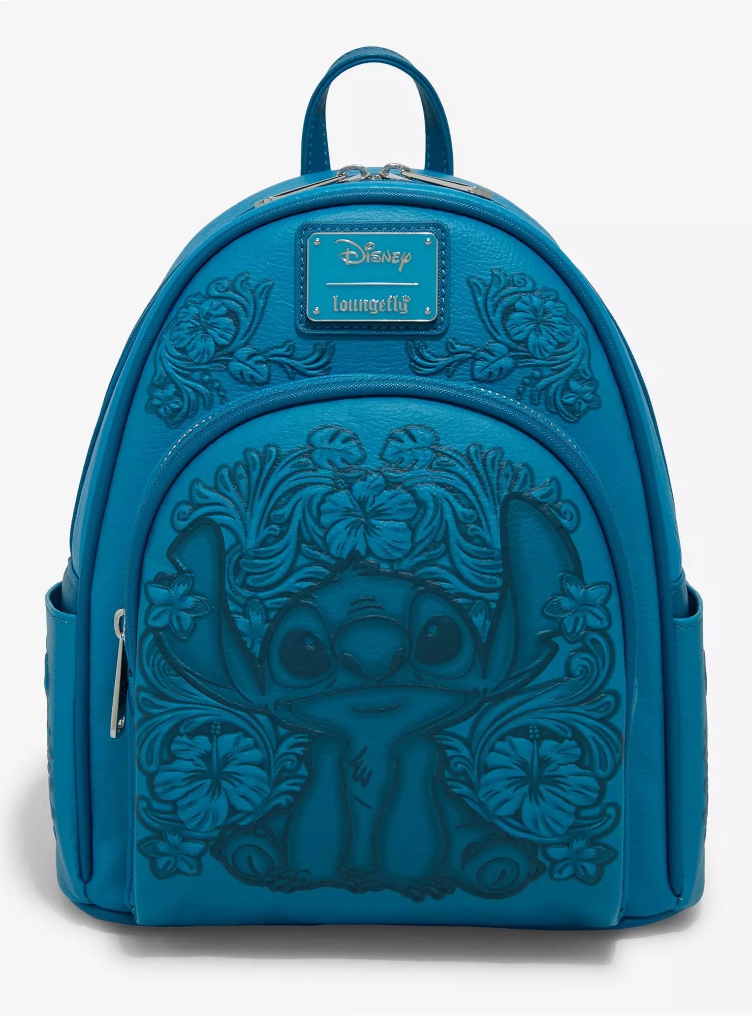 Loungefly Disney Lilo & Stitch Hibiscus Blue Mini Backpack HT/BL