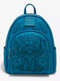 Loungefly Disney Lilo & Stitch Hibiscus Blue Mini Backpack HT/BL