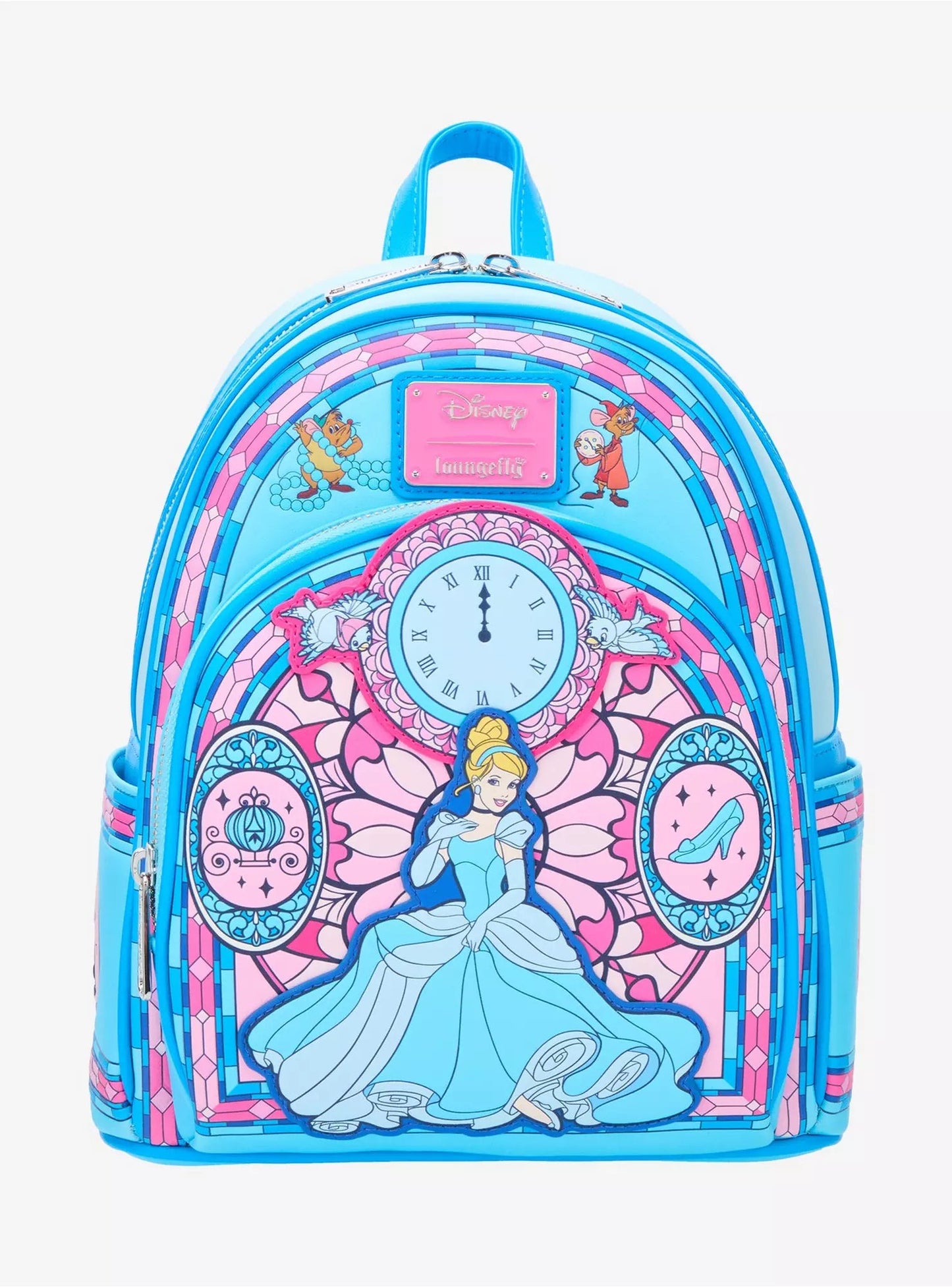 Loungefly Disney Cinderella Stained Glass Portrait Mini Backpack HT/BL