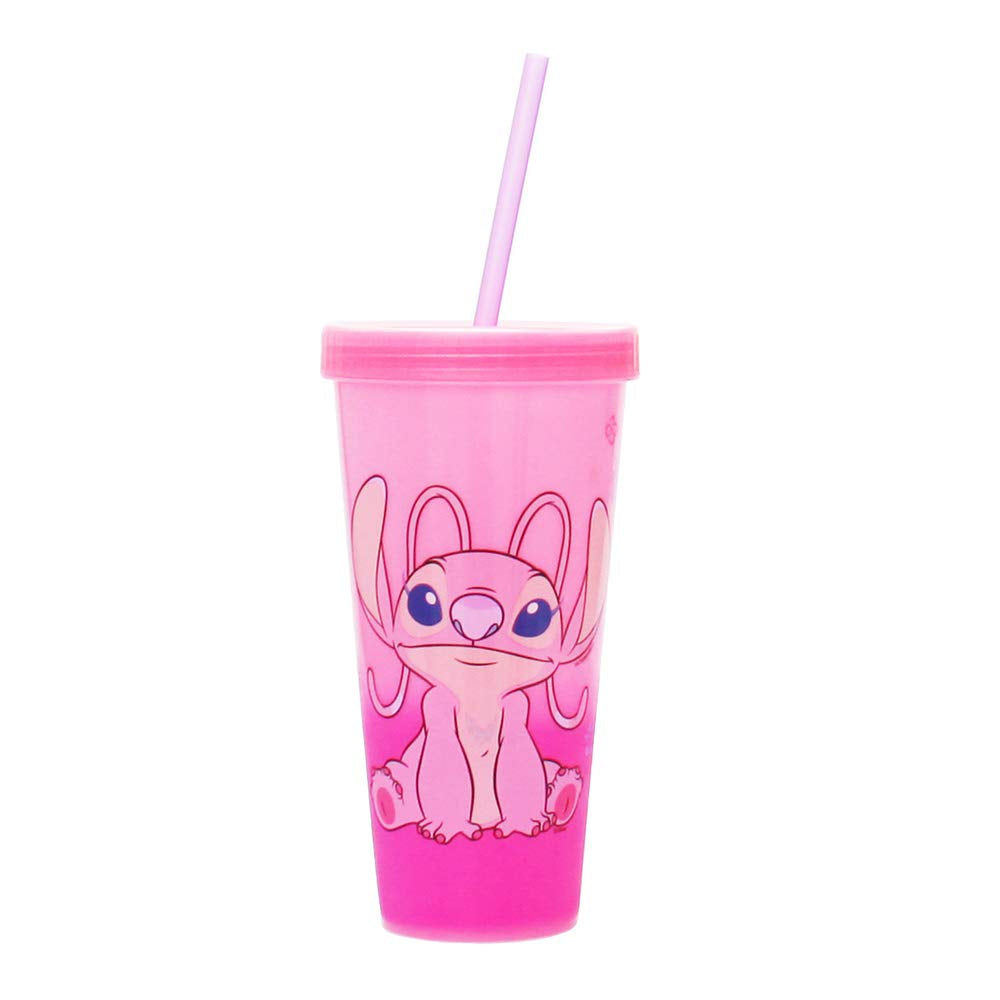 Gobelet en plastique à changement de couleur Lilo & Stitch Angel Sitting 24 oz Confiserie et cie