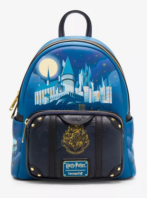Loungefly Harry Potter Hogwarts Castle Suitcase Mini Backpack HT/BL