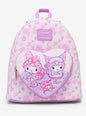 Loungefly My Melody & Kuromi Sleepover Heart Mini Backpack HT/BL
