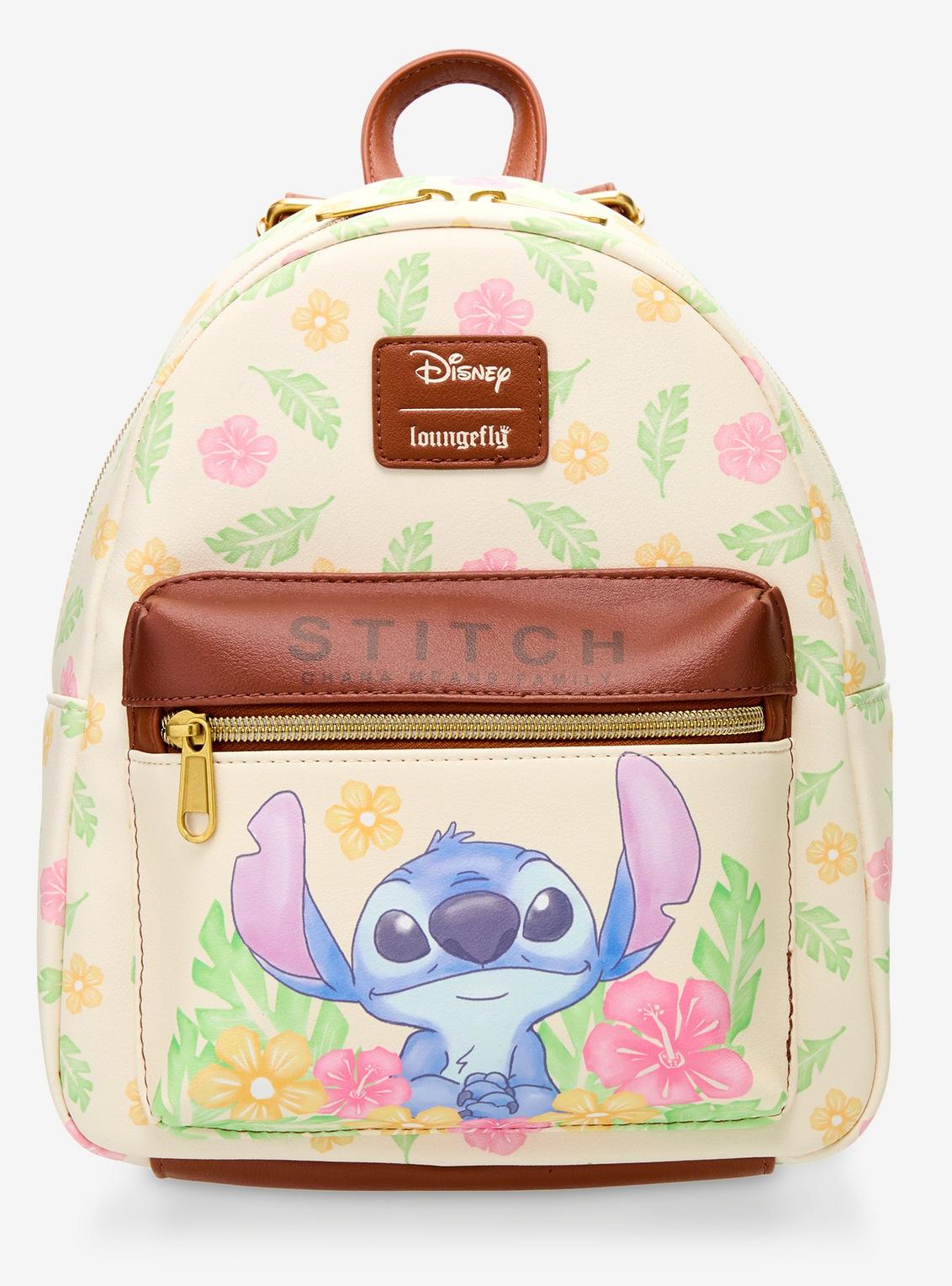 Loungefly Disney Stitch Tropical Quote Mini Backpack HT/BL