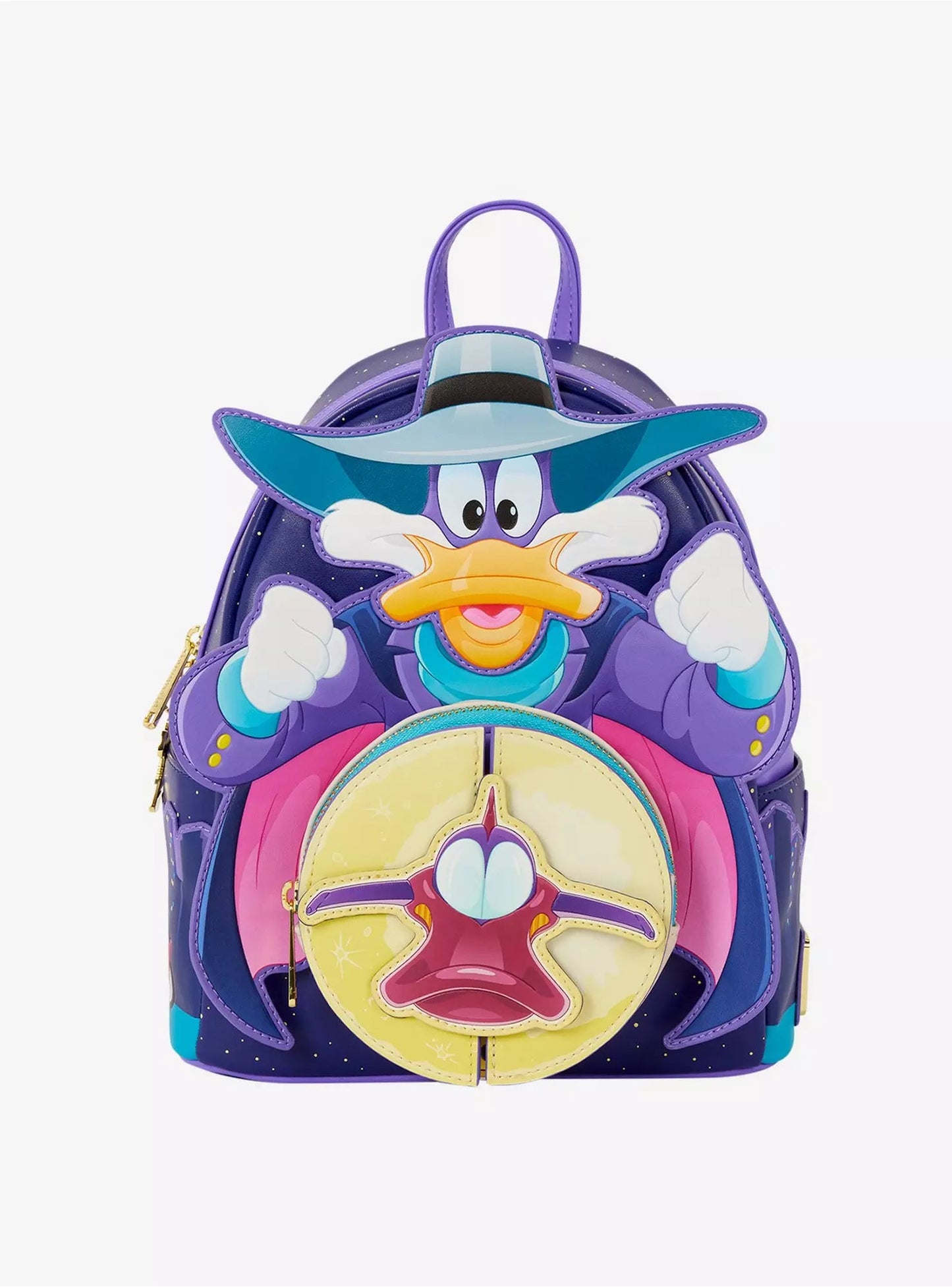 Loungefly Disney Darkwing Duck Glow-in-the-Dark Mini Backpack HT/BL