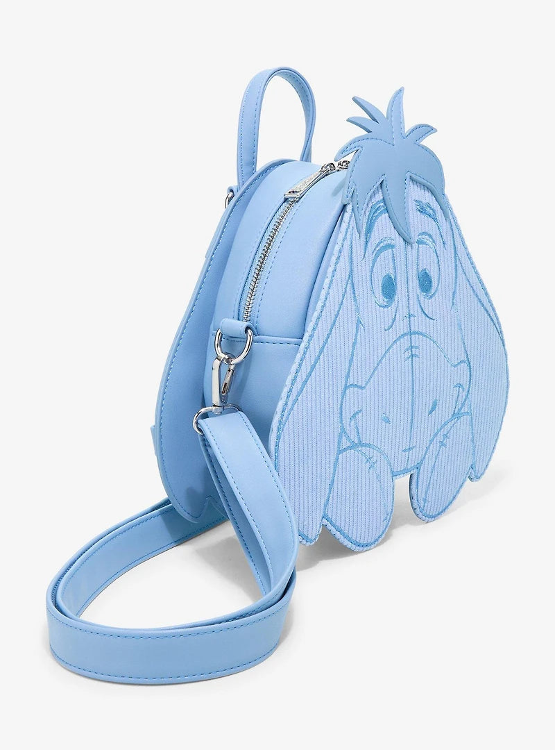 Loungefly Disney Winnie the Pooh Eeyore Corduroy Figural Mini Backpack HT/BL