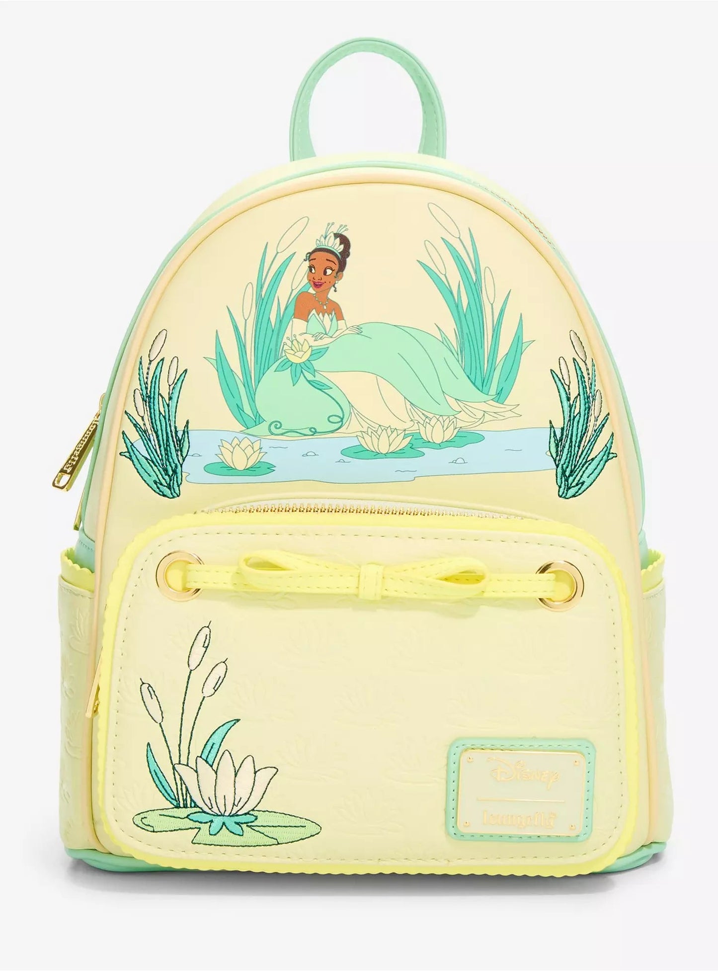 Loungefly Disney The Princess and the Frog Tiana Pond Flowers Mini Backpack HT/BL