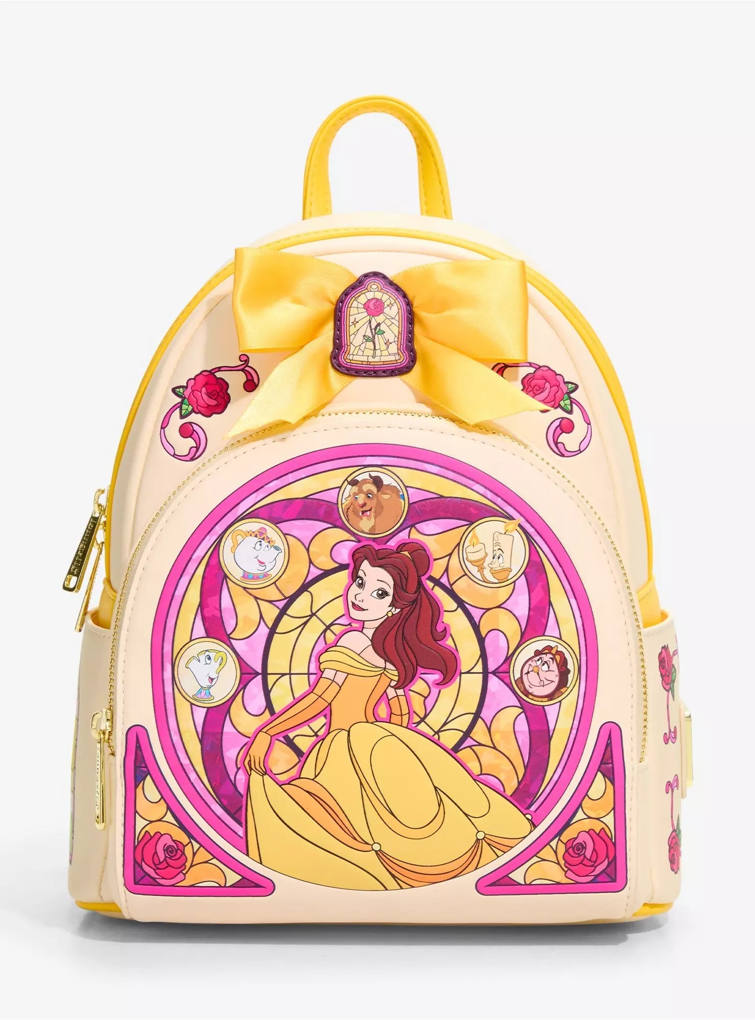 Disney Beauty and the Beast Belle Stained Glass Mini Backpack HT/BL