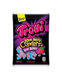 Trolli Sour Brite Crawlers Very Berry 5oz