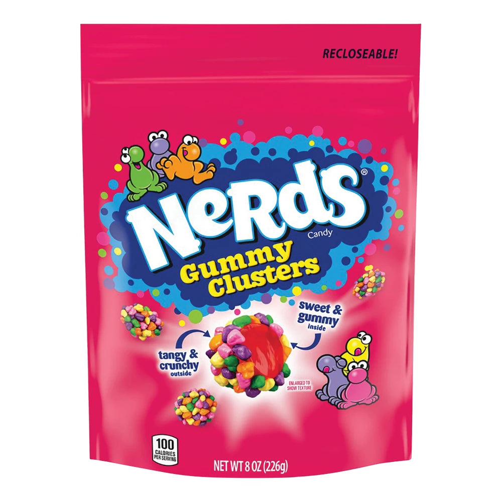 NERDS GUMMY GLUSTER 8OZ Confiserie et cie
