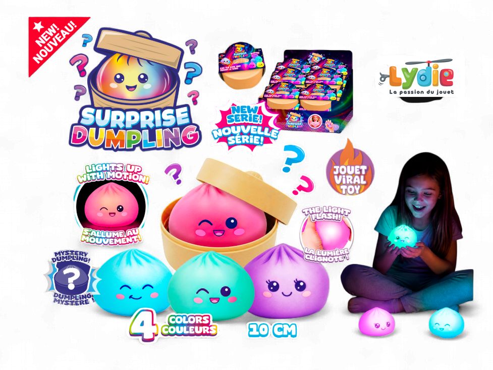 DUMPLING SURPRISE LIGHT-UP 10 CM Groupe ricochet