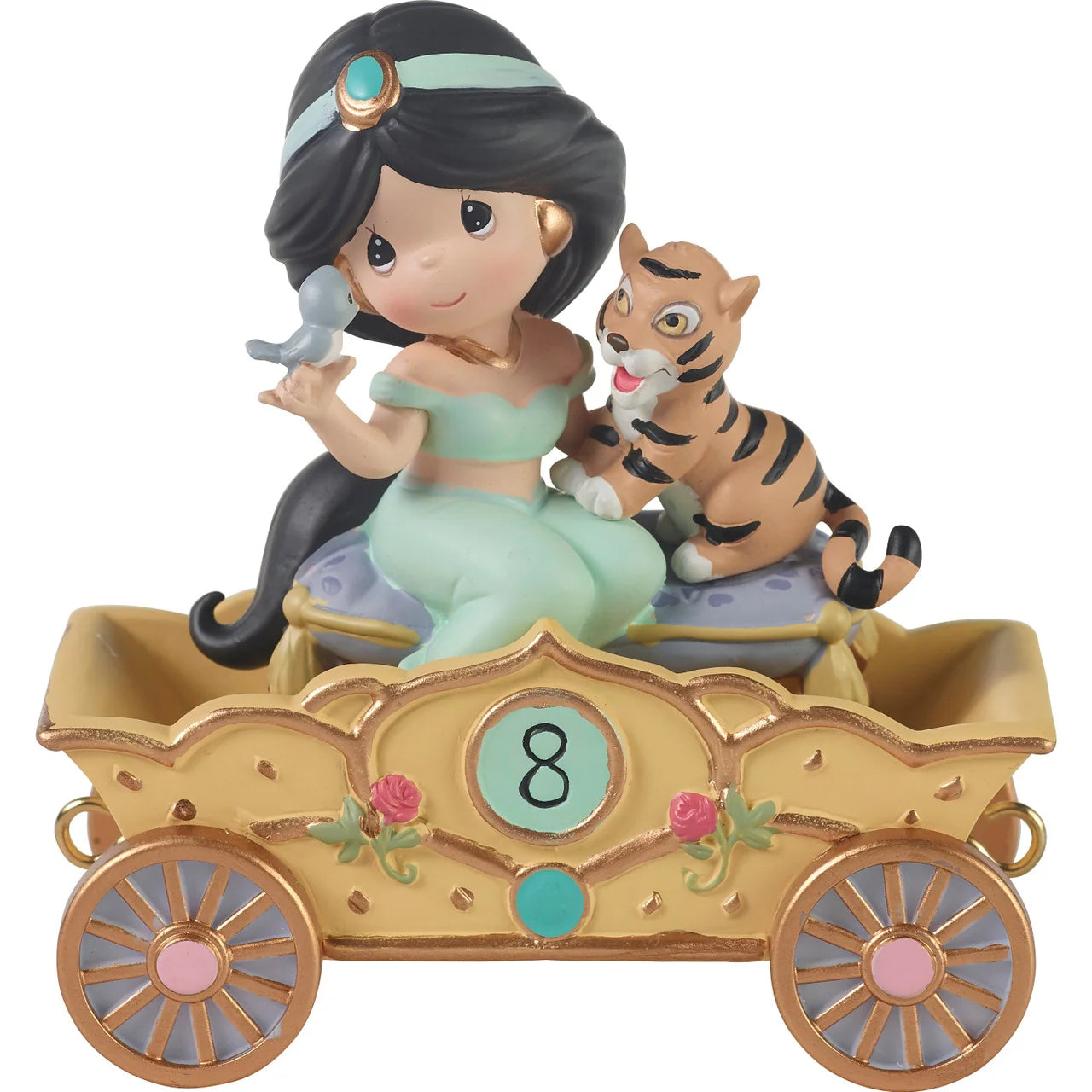 Disney Birthday Parade Jasmine Number 8 Figurine Cross border