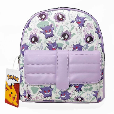 POKEMON -Gengar AOP Mini Backpack - White/Purple Confiserie et cie