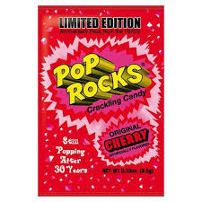 Pop Rocks Candy Cherry