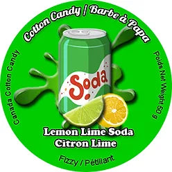 barbe a papa citron lime Confiserie et cie