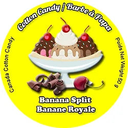 barbe a papa banane royale