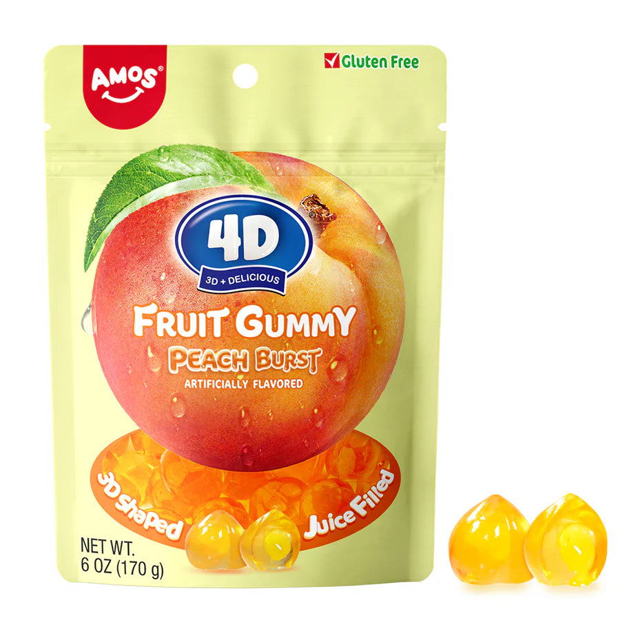 Amos gummy peach Confiserie et cie