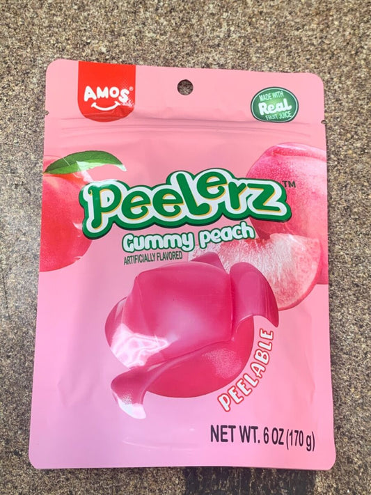 Amos peelerz gummy peach