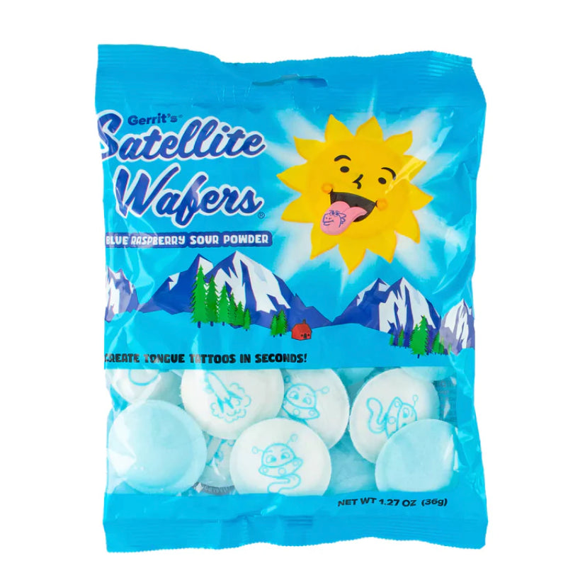 Satellite wafers raspberry Confiserie et cie