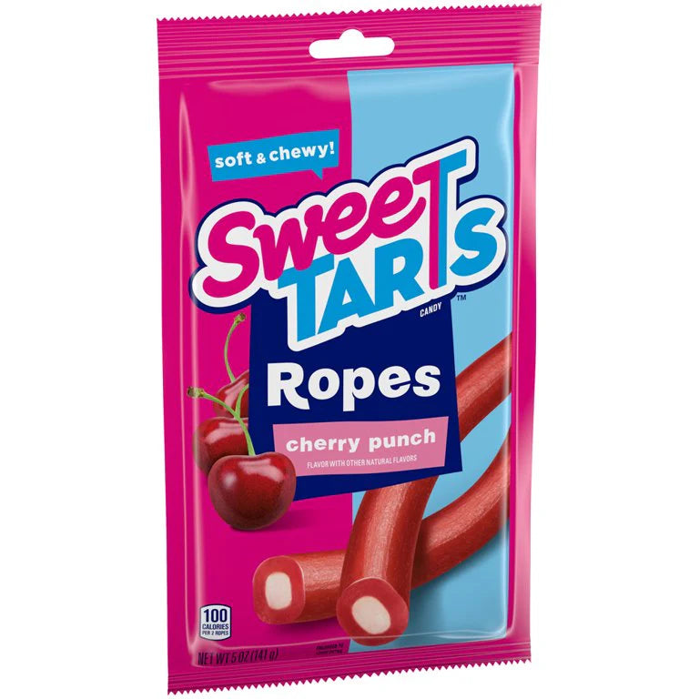 Peg Bag - Wonka Sweetarts Ropes Tangy Strawberry Confiserie et cie