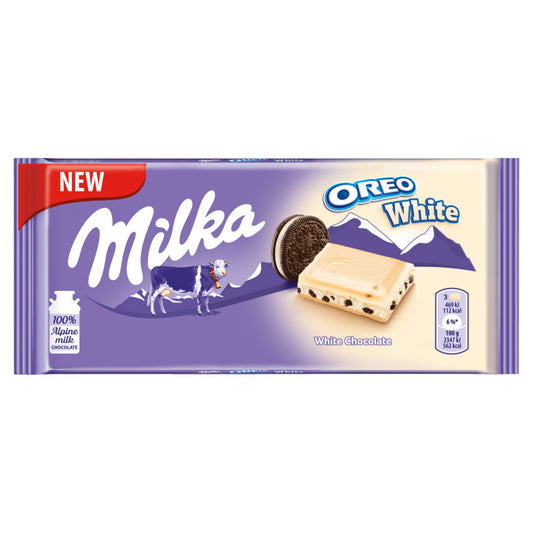 Milka Oreo White 100g 22ct (Europe)