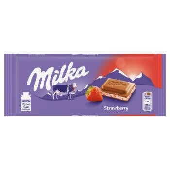 Milka Strawberry 100g 22ct (Europe) Confiserie et cie