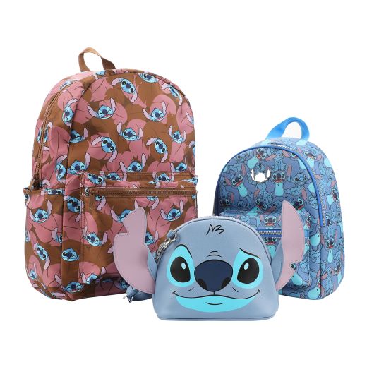 Disney - Lilo & Stitch Big Face 3 Piece Mega Backpack Gift Set