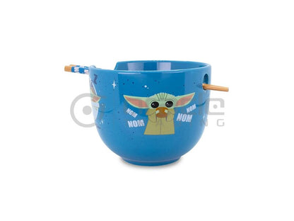 Star Wars: The Mandalorian Ramen Bowl & Chopsticks – Poses 20oz