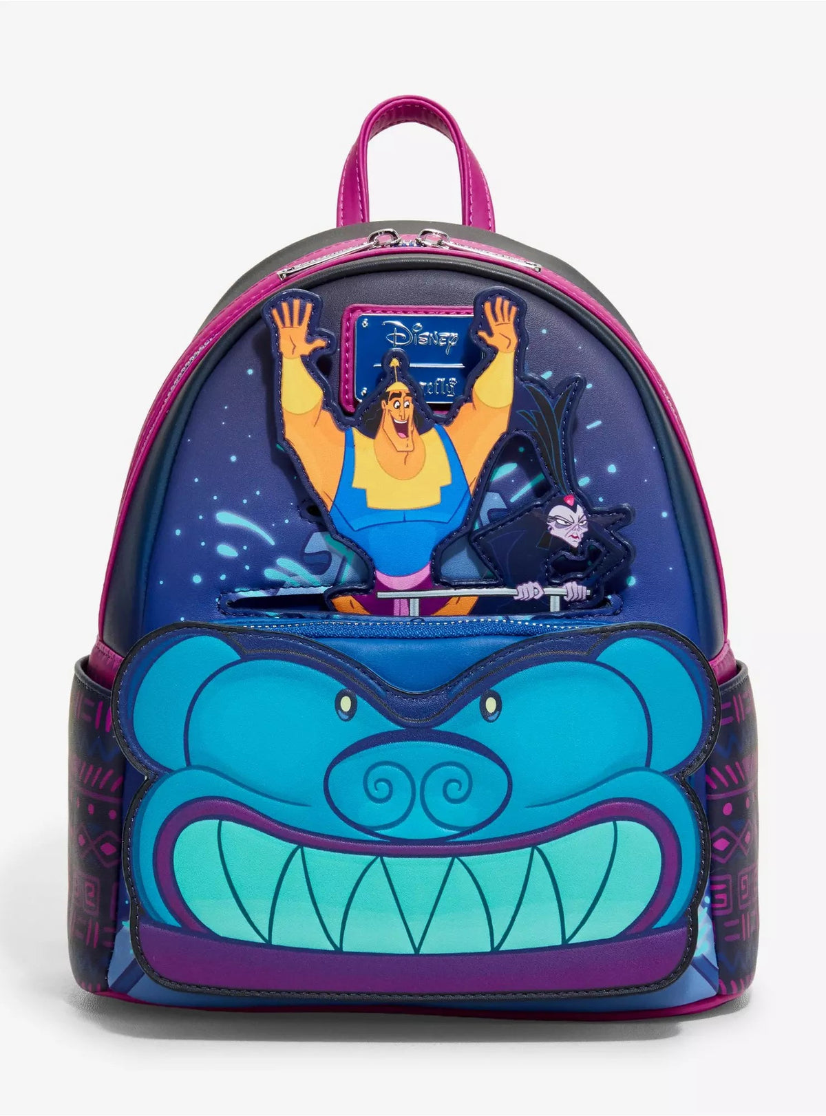 Loungefly Disney The Emperor's New Groove Kronk & Yzma Coaster Mini Backpack HT/BL