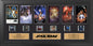Star Wars: Episodes 1-6 Tribute (Through The Ages) FilmCells Presentation Limited Edition Deluxe Wall Art