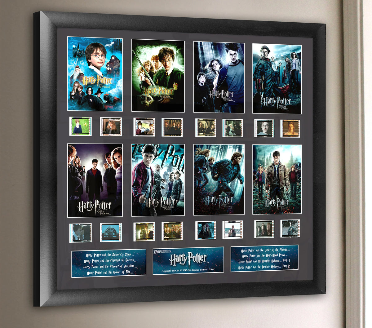 Harry Potter 1-7 Finale (S3) FilmCells Presentation Limited Edition Mixed Montage Wall Art