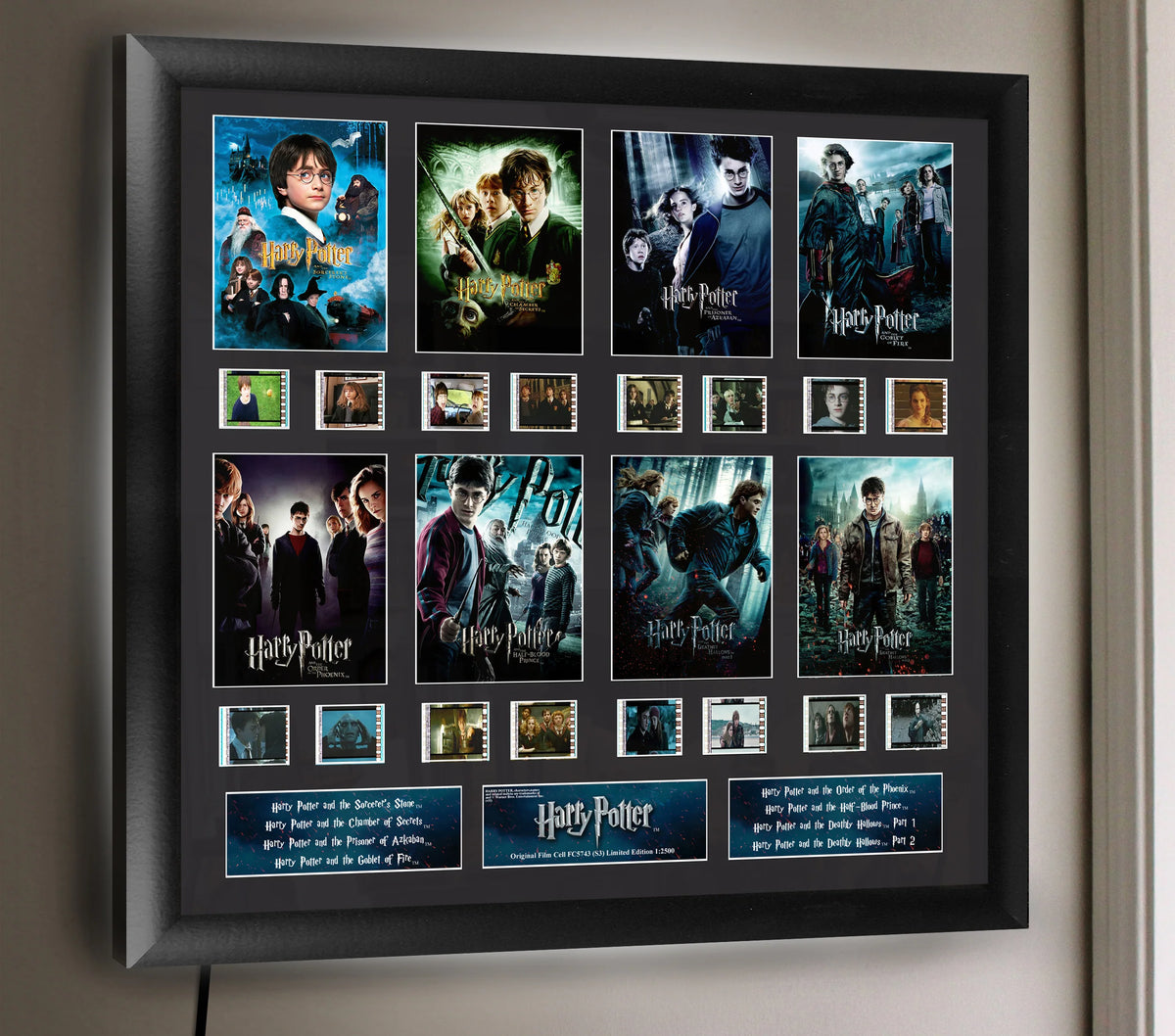 Harry Potter 1-7 Finale (S3) FilmCells Presentation Limited Edition Mixed Montage Wall Art