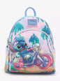 Loungefly Disney Lilo & Stitch Stitch & Scrump Duck Biking Mini Backpack HT/BL