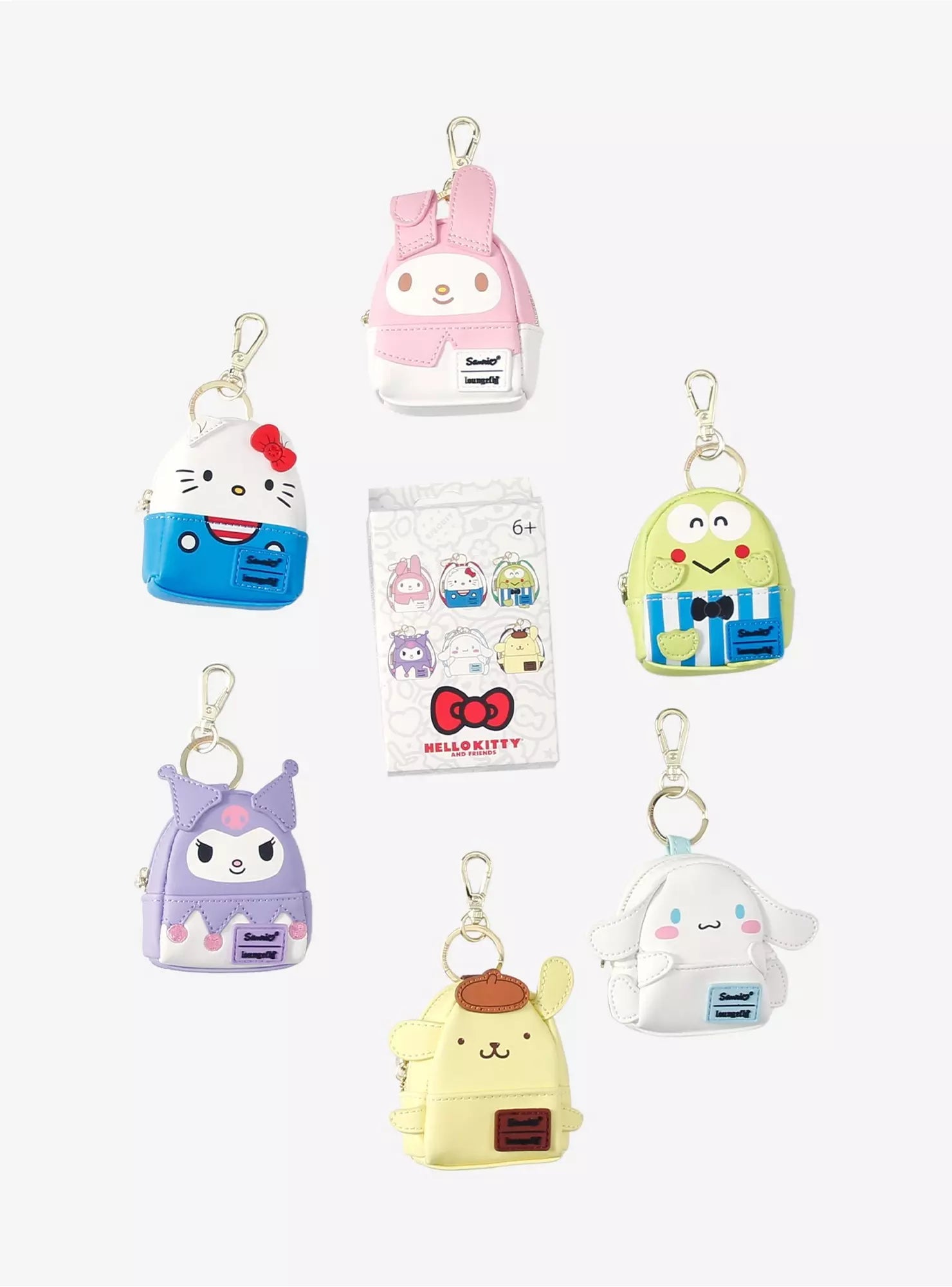 Loungefly Hello Kitty And Friends Character Blind Box Coin Purse Bag Charm HT/BL